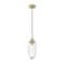 Z-Lite Arden Pendant, 1-Light, 4.5 In.W x 12 In.H, Rubbed Brass/Clear 651P-RB - alternate 6